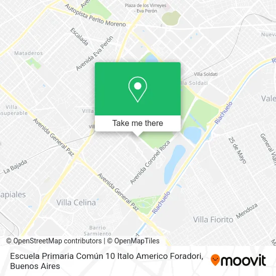 Escuela Primaria Común 10 Italo Americo Foradori map