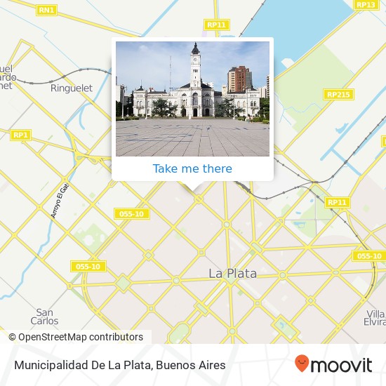 Mapa de Municipalidad De La Plata