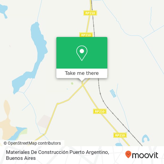Materiales De Construcción Puerto Argentino map