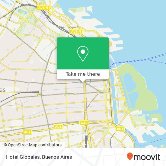 Hotel Globales map