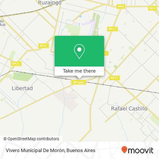 Vivero Municipal De Morón map