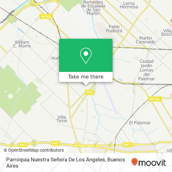 Parroquia Nuestra Señora De Los Ángeles map