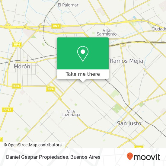 Daniel Gaspar Propiedades map