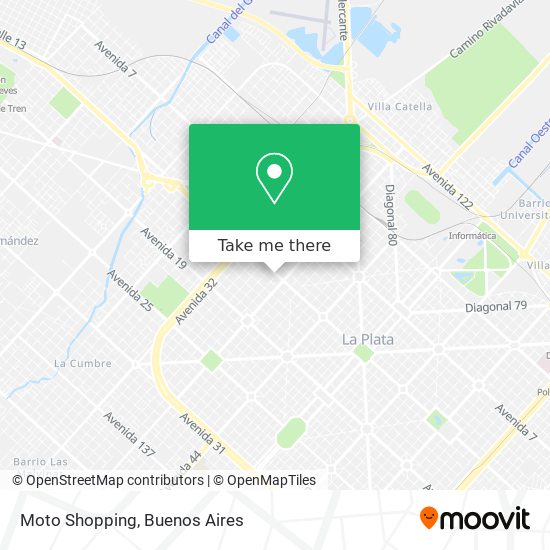 Moto Shopping map