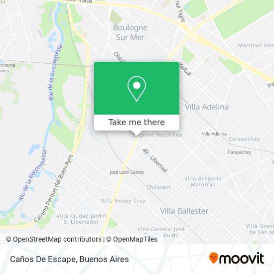 Mapa de Caños De Escape