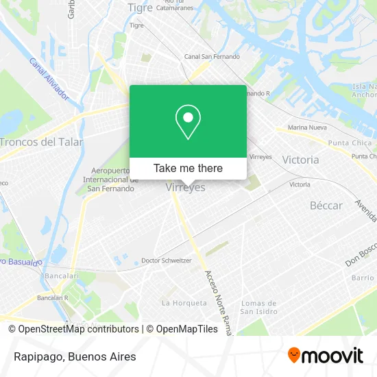 Mapa de Rapipago