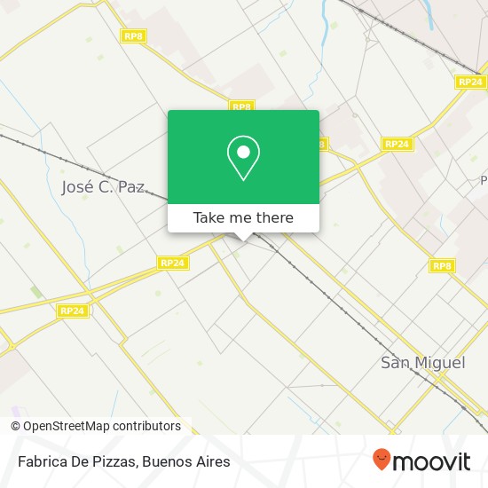 Fabrica De Pizzas map