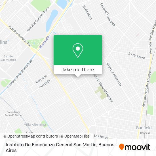 Instituto De Enseñanza General San Martín map