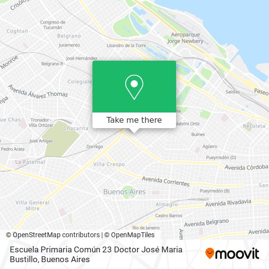 Escuela Primaria Común 23 Doctor José Maria Bustillo map