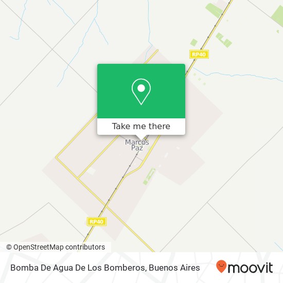 Bomba De Agua De Los Bomberos map