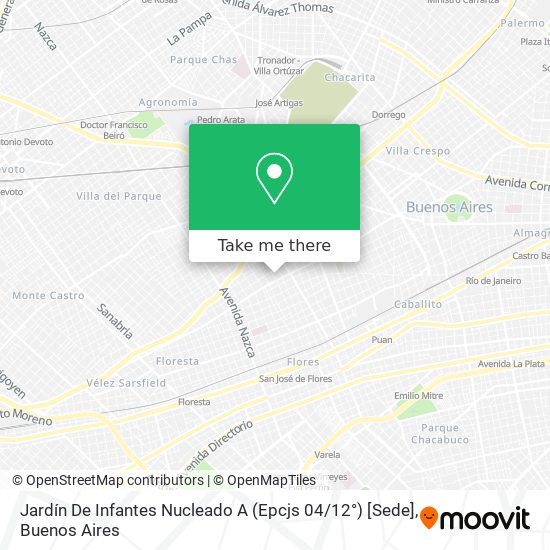 Jardín De Infantes Nucleado A (Epcjs 04 / 12°) [Sede] map