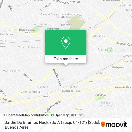 Jardín De Infantes Nucleado A (Epcjs 04 / 12°) [Sede] map