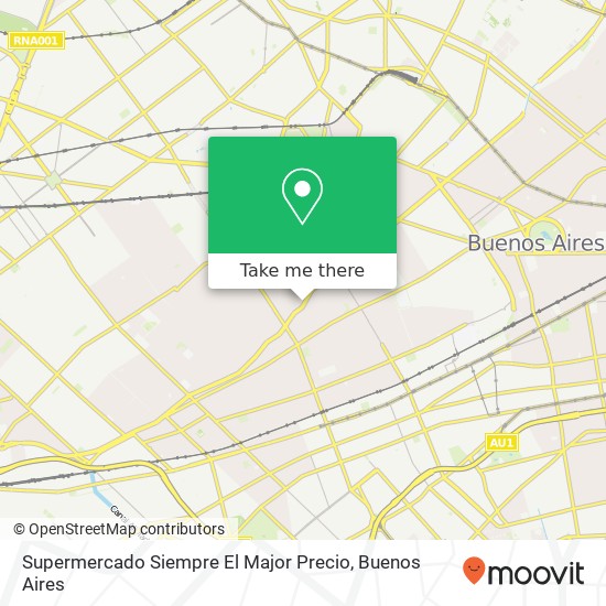 Supermercado Siempre El Major Precio map