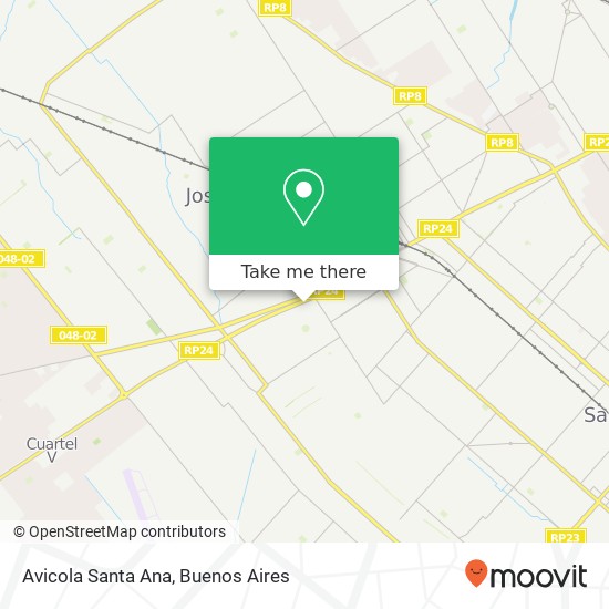 Avicola Santa Ana map