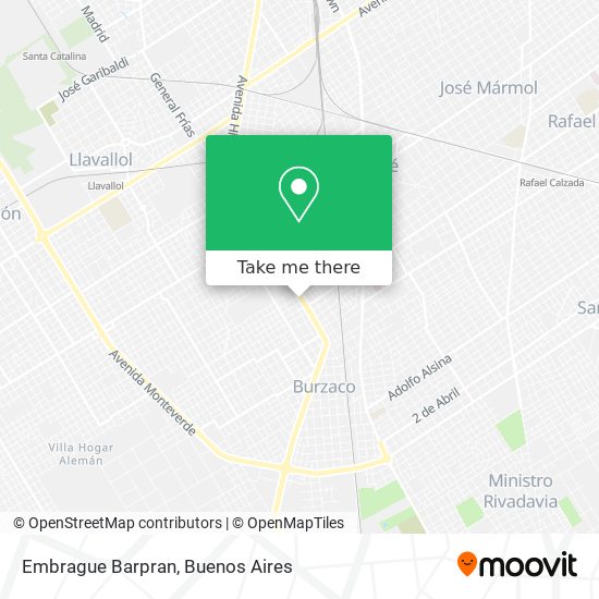 Mapa de Embrague Barpran