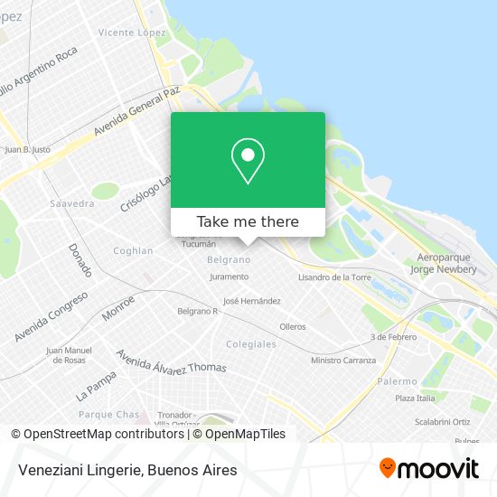 Mapa de Veneziani Lingerie