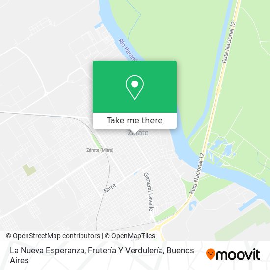 La Nueva Esperanza, Frutería Y Verdulería map