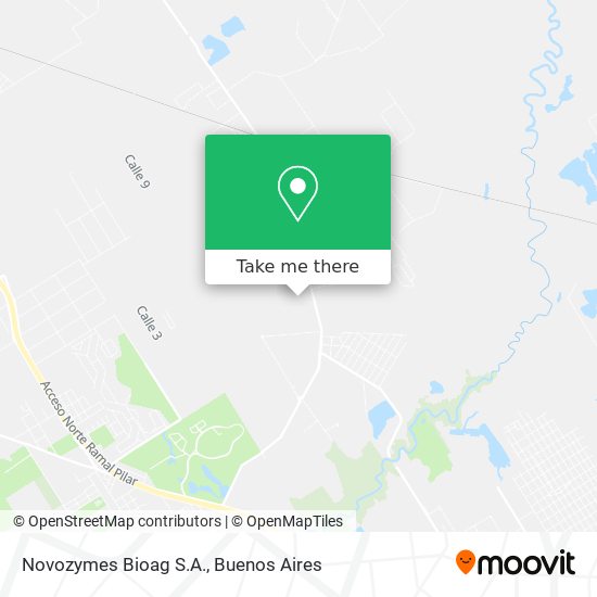 Mapa de Novozymes Bioag S.A.