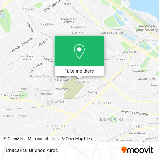 Mapa de Chacarita