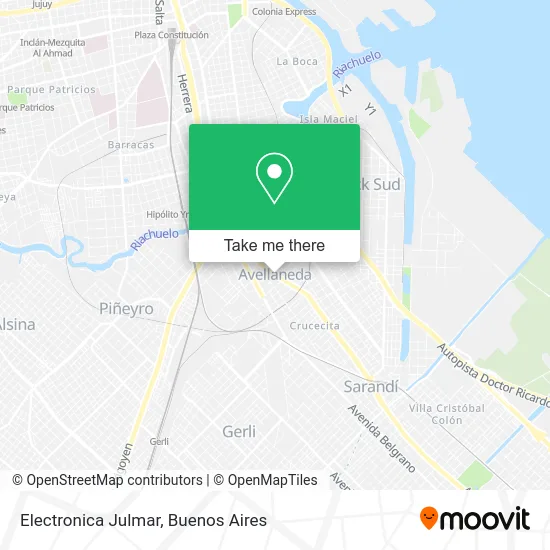 Electronica Julmar map