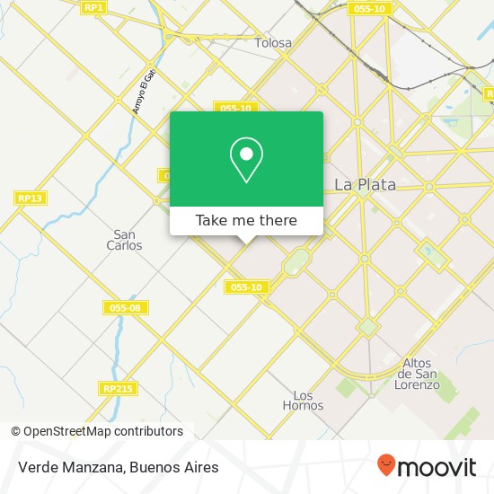 Verde Manzana map