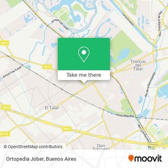 Ortopedia Jober map