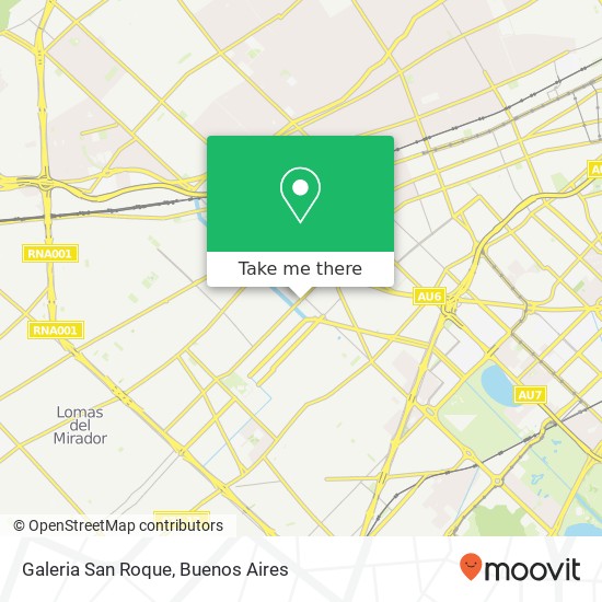 Galeria San Roque map