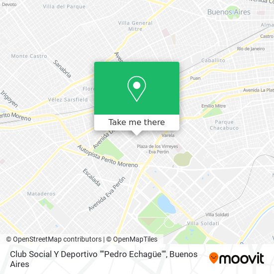Club Social Y Deportivo ""Pedro Echagüe"" map