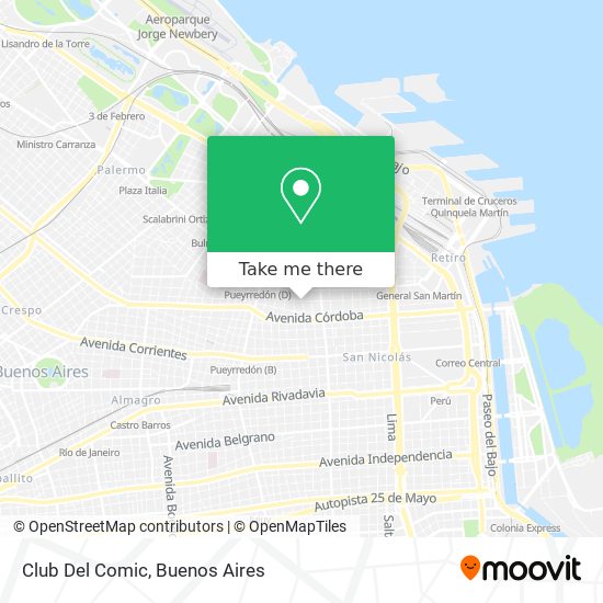 Club Del Comic map