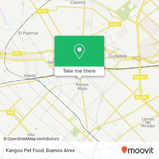 Kangoo Pet Food map