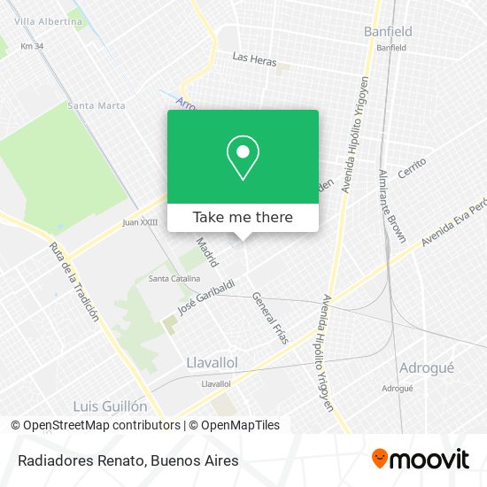 Radiadores Renato map