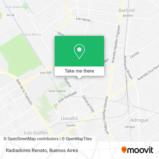 Radiadores Renato map
