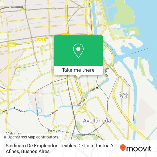 Sindicato De Empleados Textiles De La Industria Y Afines map