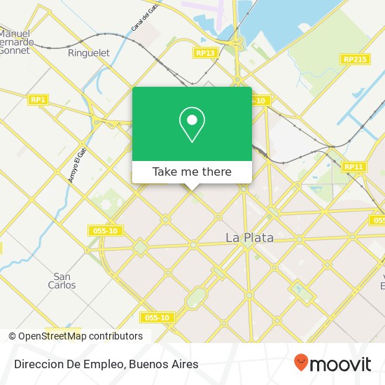 Direccion De Empleo map