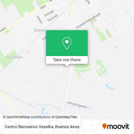 Mapa de Centro Recreativo Veselka