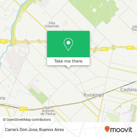 Carne's Don Jose map