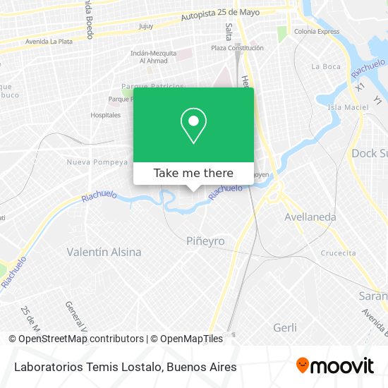 Laboratorios Temis Lostalo map