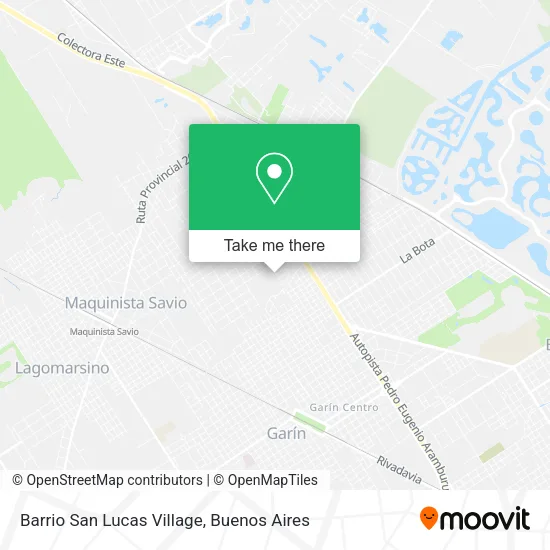 Barrio San Lucas Village map