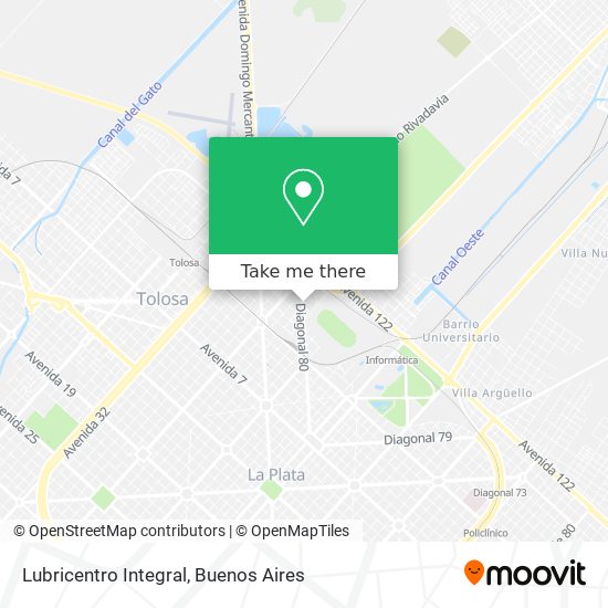 Lubricentro Integral map