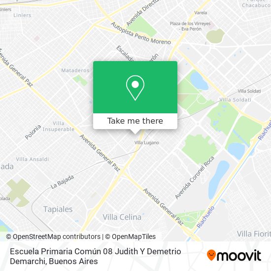 Escuela Primaria Común 08 Judith Y Demetrio Demarchi map