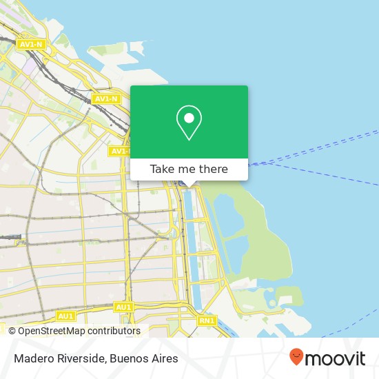 Madero Riverside map
