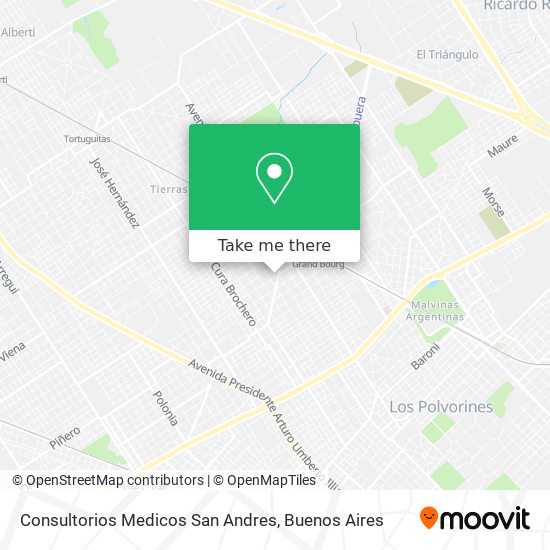 Consultorios Medicos San Andres map