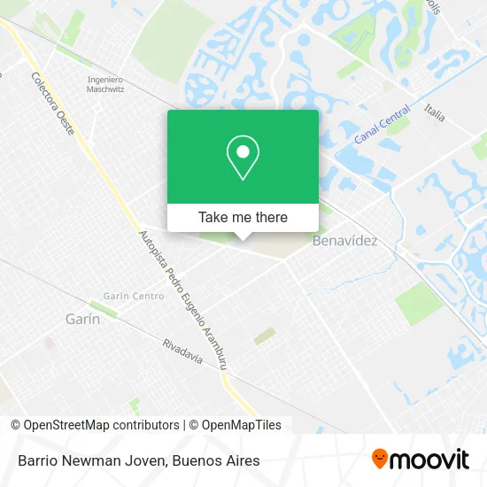 Mapa de Barrio Newman Joven