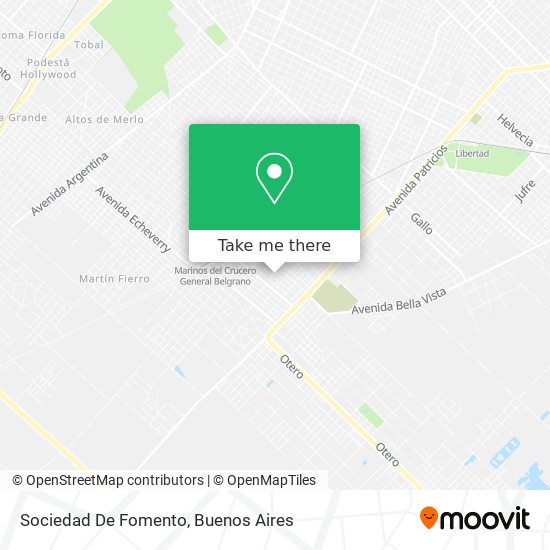 Sociedad De Fomento map