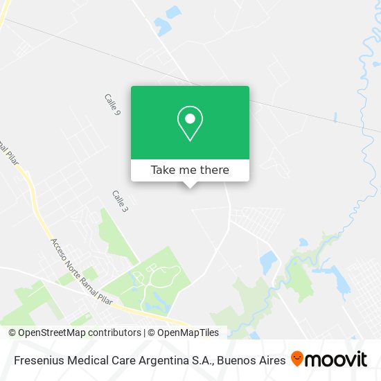 Fresenius Medical Care Argentina S.A. map