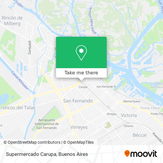 Supermercado Carupa map