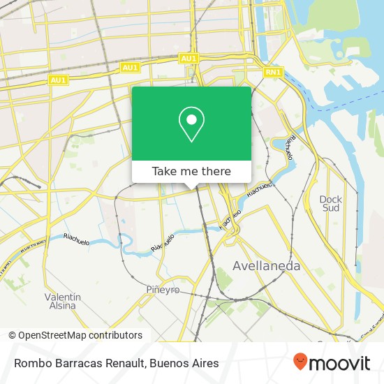 Mapa de Rombo Barracas Renault