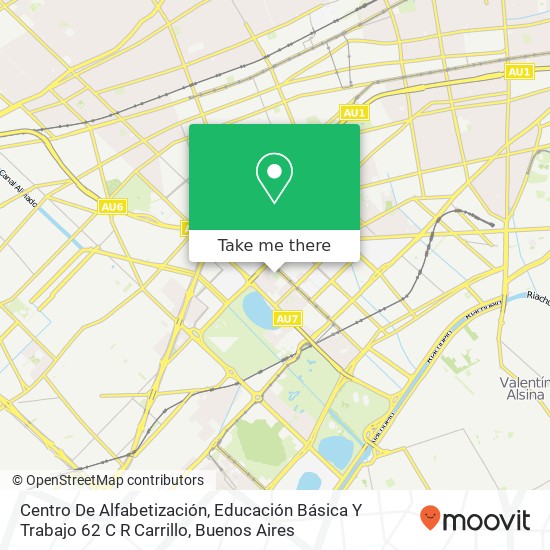 Centro De Alfabetización, Educación Básica Y Trabajo 62 C R Carrillo map