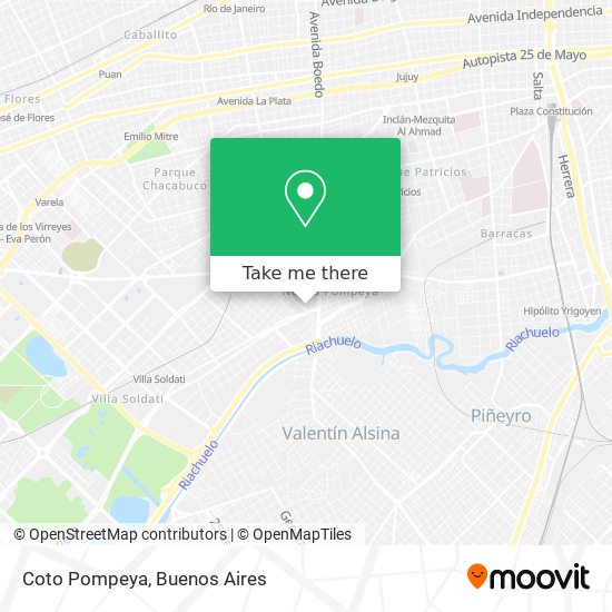 Mapa de Coto Pompeya