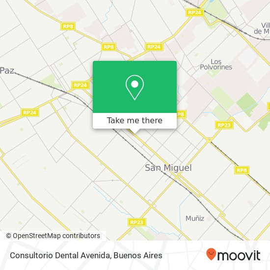 Mapa de Consultorio Dental Avenida